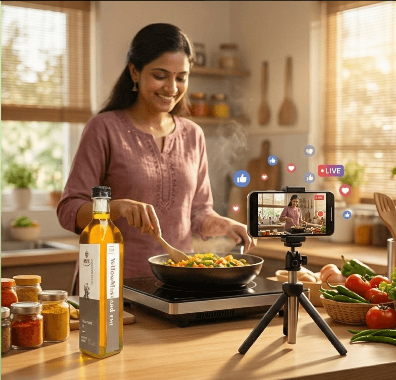 Traditional Wooden Ghani